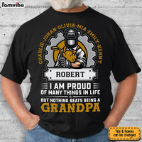 Personalized Gift For Grandpa Proud Of Being A Grandpa Mechanic Shirt - Hoodie - Sweatshirt 27581 thumb 1