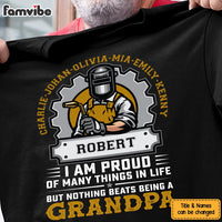Personalized Gift For Grandpa Proud Of Being A Grandpa Mechanic Shirt - Hoodie - Sweatshirt 27581 thumb 1