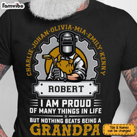 Personalized Gift For Grandpa Proud Of Being A Grandpa Mechanic Shirt - Hoodie - Sweatshirt 27581 thumb 1