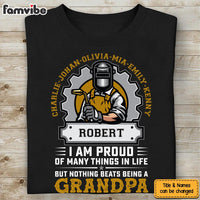 Personalized Gift For Grandpa Proud Of Being A Grandpa Mechanic Shirt - Hoodie - Sweatshirt 27581 thumb 1
