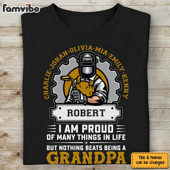 Personalized Gift For Grandpa Proud Of Being A Grandpa Mechanic Shirt - Hoodie - Sweatshirt 27581 1