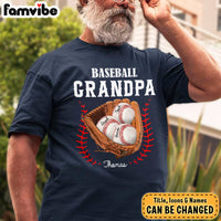 Personalized Gift For Grandpa Baseball Grandpa Shirt - Hoodie - Sweatshirt 27584 thumb 1