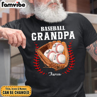 Personalized Gift For Grandpa Baseball Grandpa Shirt - Hoodie - Sweatshirt 27584 thumb 1