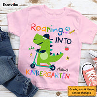 Personalized Gift For Kids Back To School Dinosaur Kid T Shirt 27588 thumb 1
