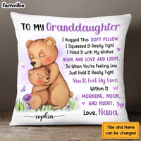 Personalized Birthday Gifts For Granddaughter Bear Hug This Pillow 27592 thumb 1