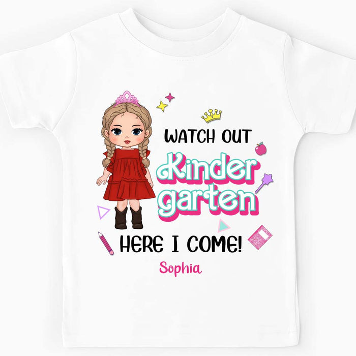 Personalized Gifts For Granddaughter Back To School Kid T Shirt 27597 1