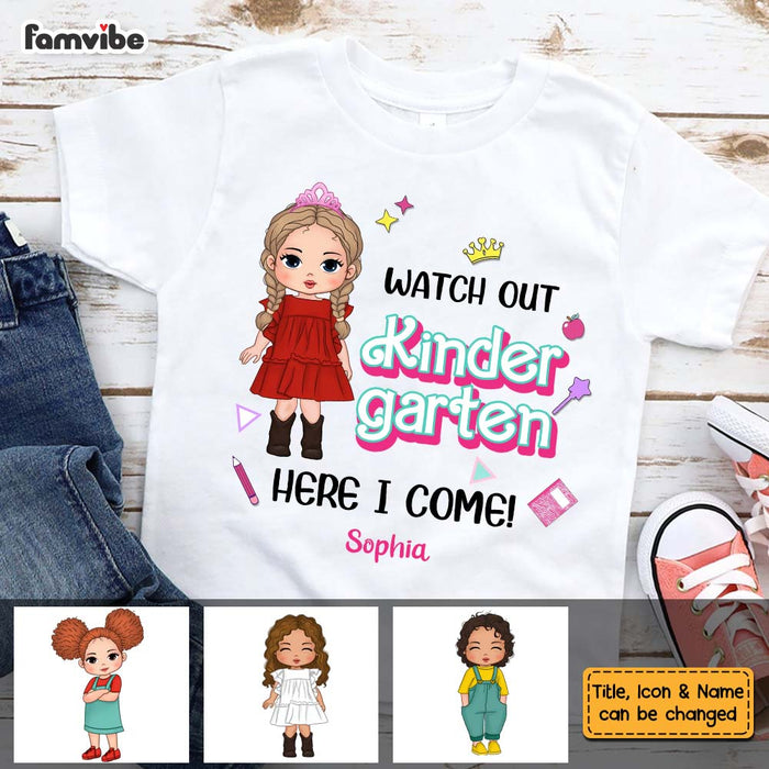 Personalized Gifts For Granddaughter Back To School Kid T Shirt 27597 1