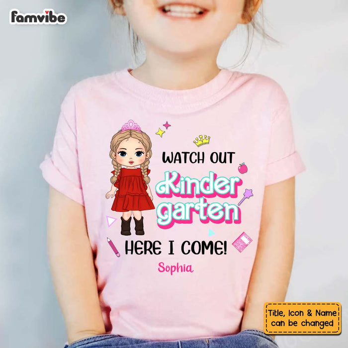 Personalized Gifts For Granddaughter Back To School Kid T Shirt 27597 1