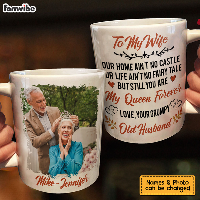 Personalized Gift For Wife Upload Photo To My Wife Mug 27604 1