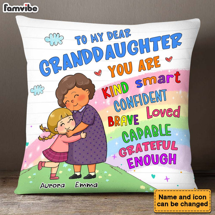 Personalized Gift For Granddaughter You Are Kind Pillow 27607 1