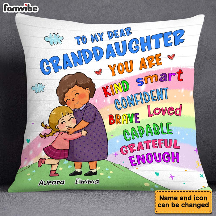Personalized Gift For Granddaughter You Are Kind Pillow 27607 1