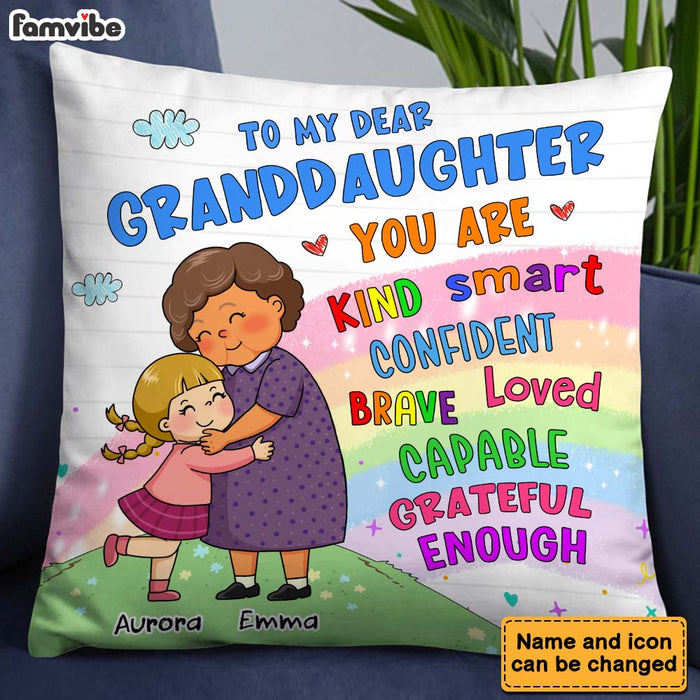 Personalized Gift For Granddaughter You Are Kind Pillow 27607 1