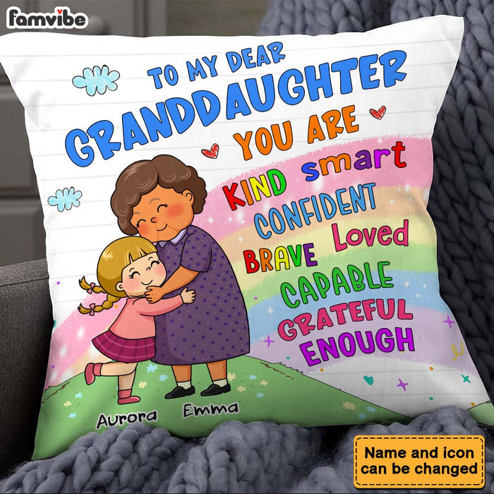 Personalized Gift For Granddaughter You Are Kind Pillow 27607 1