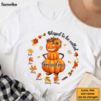 Personalized Gift For Fall Grandma Pumpkin Shirt - Hoodie - Sweatshirt 27629 thumb 1