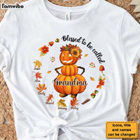 Personalized Gift For Fall Grandma Pumpkin Shirt - Hoodie - Sweatshirt 27629 thumb 1