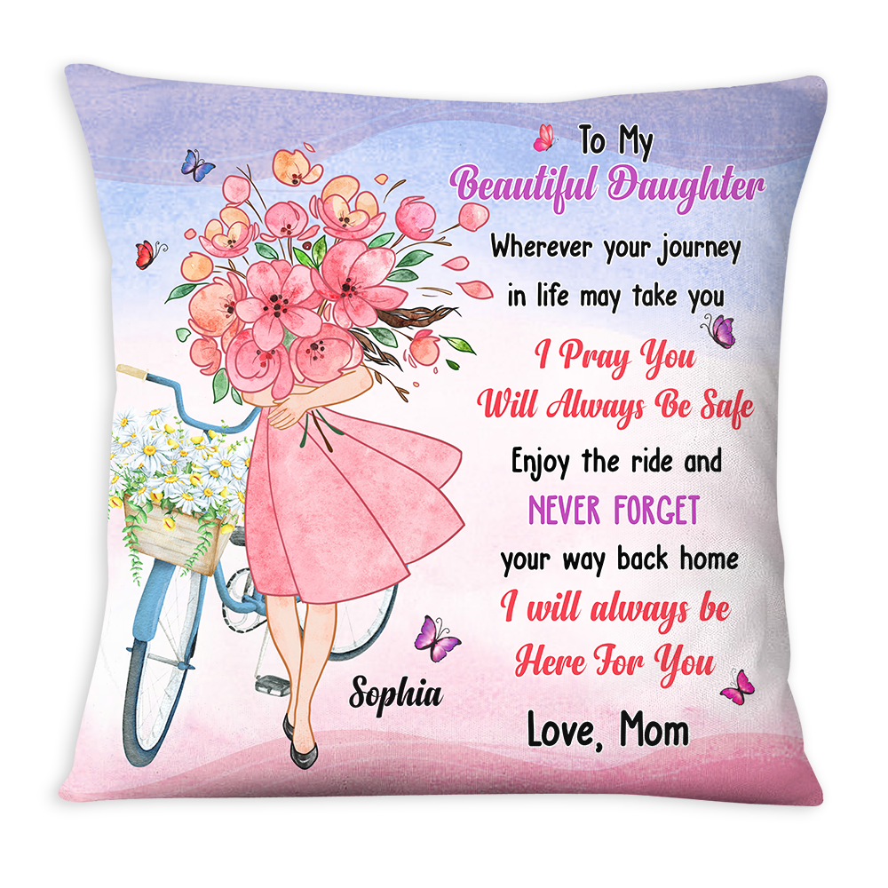 Personalized Gift For Daughter I Will Always Be Here For You Pillow 27630 Primary Mockup
