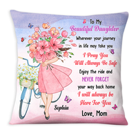 Personalized Gift For Daughter I Will Always Be Here For You Pillow 27630 thumb 1
