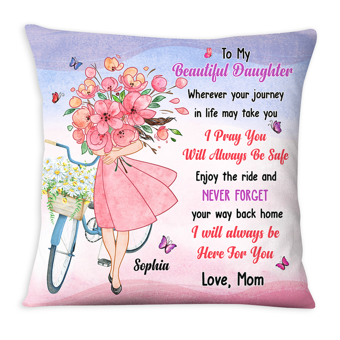 Personalized Gift For Daughter I Will Always Be Here For You Pillow 27630 1