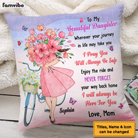 Personalized Gift For Daughter I Will Always Be Here For You Pillow 27630 thumb 1