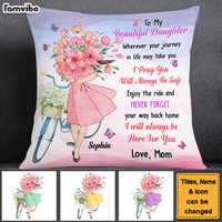 Personalized Gift For Daughter I Will Always Be Here For You Pillow 27630 thumb 1