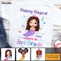 Personalized Gift For Granddaughter Cute Mermaid Back To School Kid T Shirt 27631 thumb 1