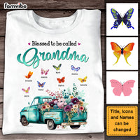Personalized Gifts For Grandma Flower Truck Blessed To Be Called Shirt - Hoodie - Sweatshirt 27633 thumb 1