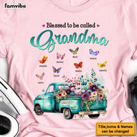 Personalized Gifts For Grandma Flower Truck Blessed To Be Called Shirt - Hoodie - Sweatshirt 27633 thumb 1