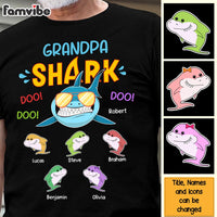 Personalized Gift For Grandpa Shark Shirt - Hoodie - Sweatshirt 27638 thumb 1