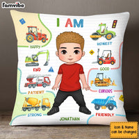 Personalized Gifts For Grandson Affirmation Vehicles Pillow 27642 thumb 1