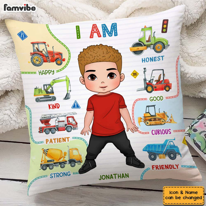 Personalized Gifts For Grandson Affirmation Vehicles Pillow 27642 1