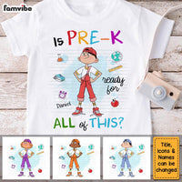 Personalized Back To School Gift For Grandson Ready For All Of This Kid T Shirt 27643 thumb 1