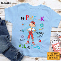 Personalized Back To School Gift For Grandson Ready For All Of This Kid T Shirt 27643 thumb 1
