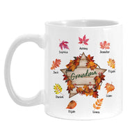 Personalized Gift For Grandma Fall Sign Mug 27644 thumb 1