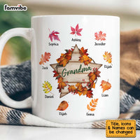 Personalized Gift For Grandma Fall Sign Mug 27644 thumb 1