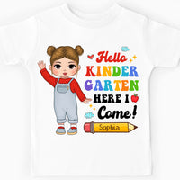 Personalized Gift For Kid Back To School Hello Kid T Shirt 27648 thumb 1