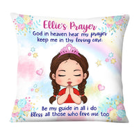 Personalized Gift For Granddaughter's Christian Prayer Pillow 27651 thumb 1