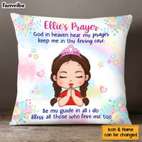 Personalized Gift For Granddaughter's Christian Prayer Pillow 27651 thumb 1