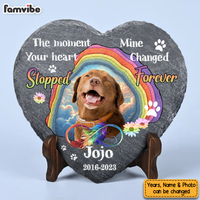 Personalized Gift For Pet Lover Memorial Heart Memorial Stone 27652 thumb 1