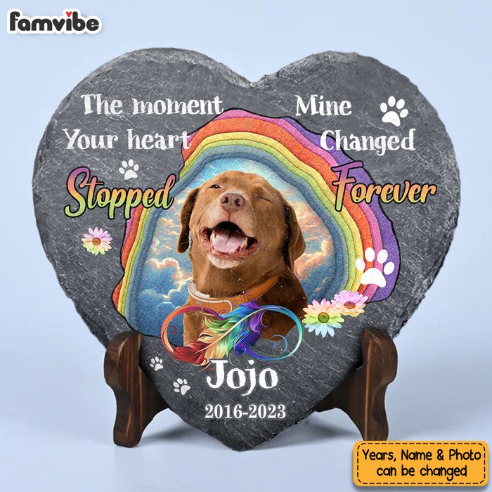 Personalized Gift For Pet Lover Memorial Heart Memorial Stone 27652 1