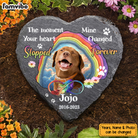 Personalized Gift For Pet Lover Memorial Heart Memorial Stone 27652 thumb 1