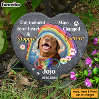 Personalized Gift For Pet Lover Memorial Heart Memorial Stone 27652 thumb 1