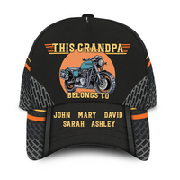 Personalized Gift For Grandpa Motorcycle This Grandpa Belongs To Cap 27660 thumb 1