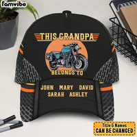 Personalized Gift For Grandpa Motorcycle This Grandpa Belongs To Cap 27660 thumb 1