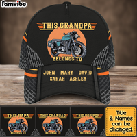 Personalized Gift For Grandpa Motorcycle This Grandpa Belongs To Cap 27660 thumb 1