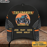 Personalized Gift For Grandpa Motorcycle This Grandpa Belongs To Cap 27660 thumb 1