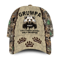 Personalized Gift For Grandpa Grumpa Bear Cap 27663 thumb 1