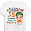 Personalized Gift For Grandson First Day Of School Ready To Learn Kid T Shirt 27675 1
