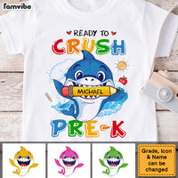 Personalized Back To School Gift For Grandson Cute Shark Kid T Shirt 27676 thumb 1