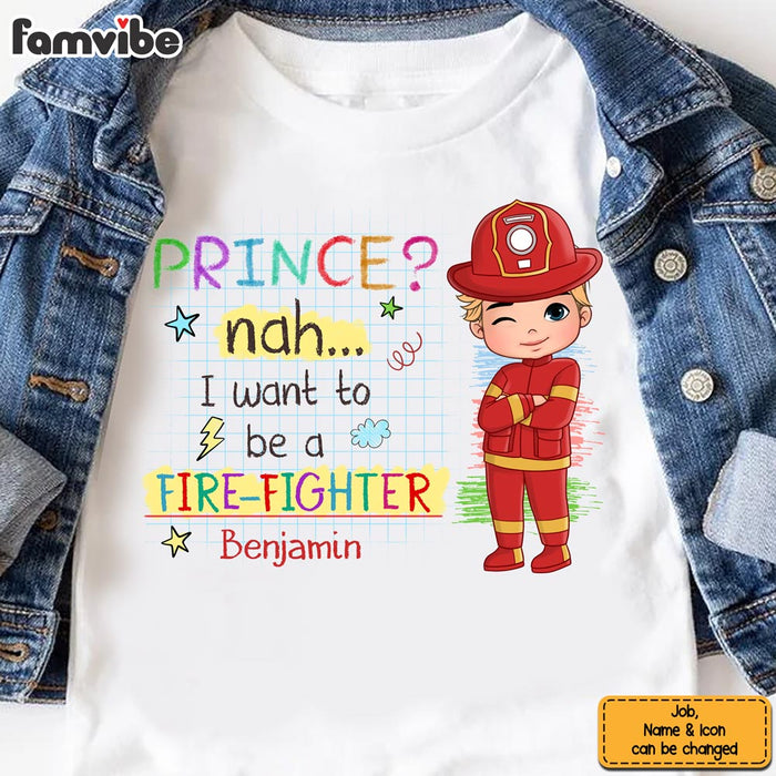 Personalized Birthday Gift For Grandson Dream Job Kid T Shirt 27679 1