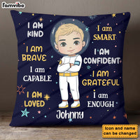 Personalized Gift For Grandson Astronaut I Am Kind Pillow 27680 thumb 1